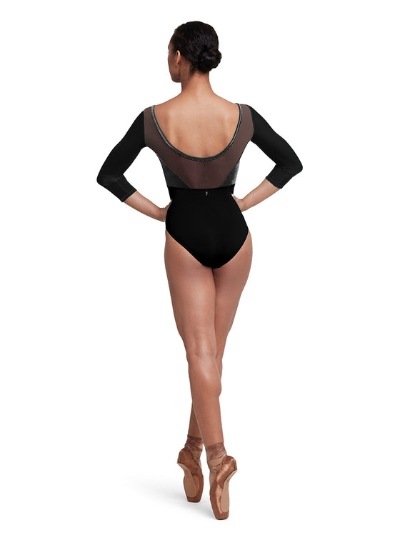 Velvet 3/4 Sleeve Leotard