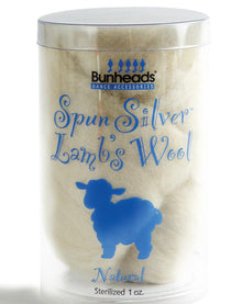  Spun Silver Lamb's Wool