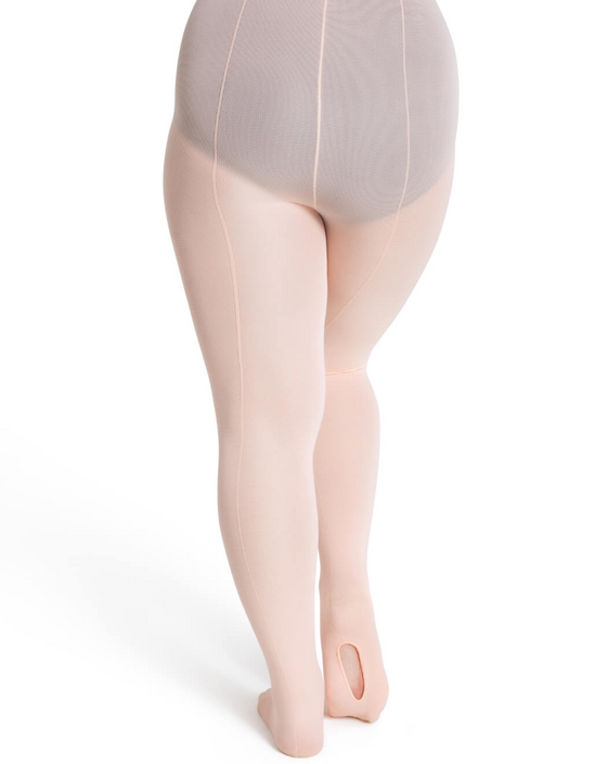 Womens Professional Mesh Transition Tights with Seams