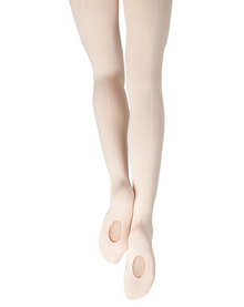  Girls Mesh Transition Tights with Mock Seam