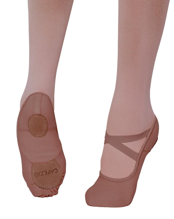 Adult Hanami Canvas Ballet Shoe in Mocha